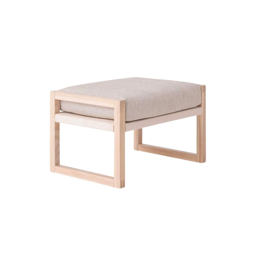Square Ottoman - Wooden Frame