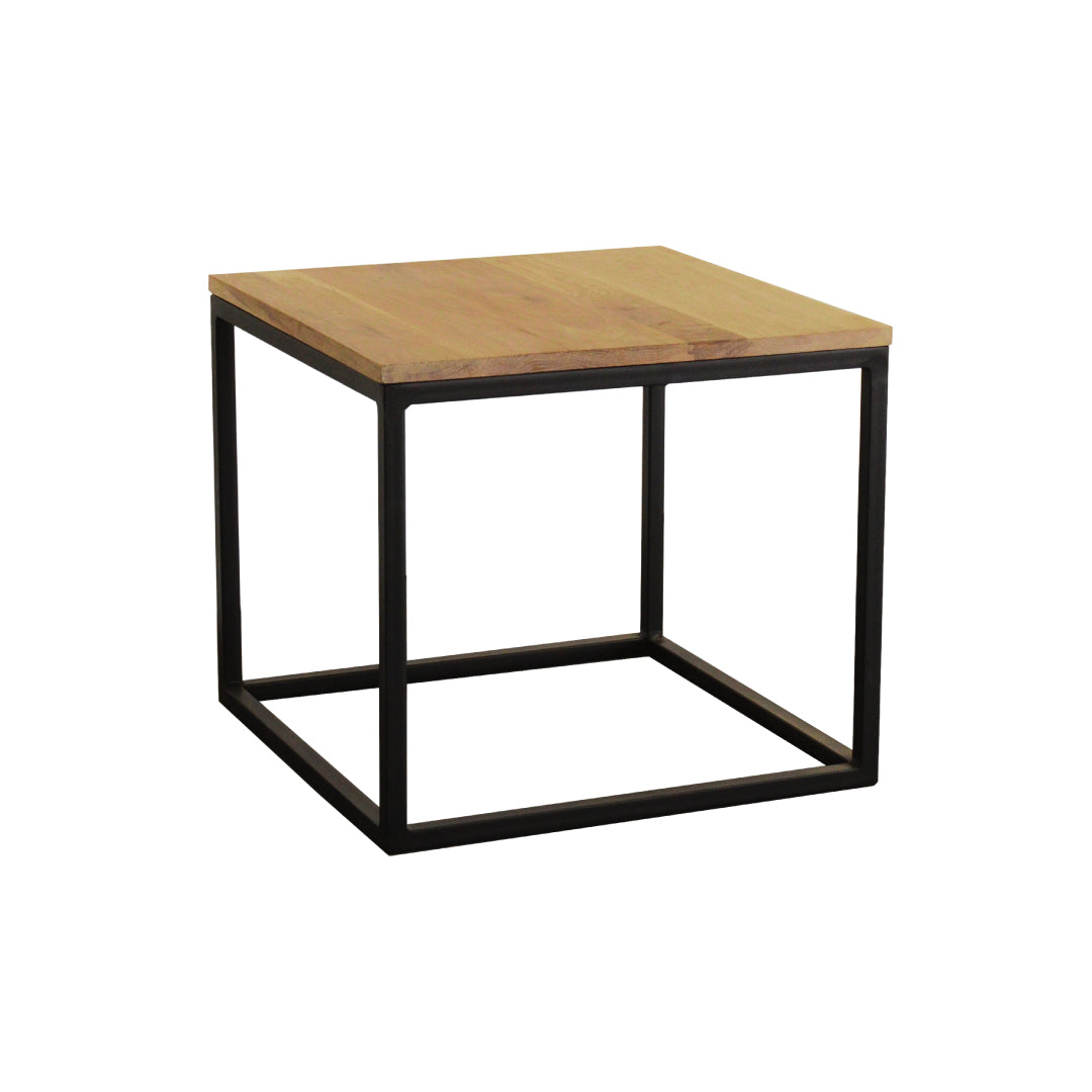 Square Side Table - Steel legs