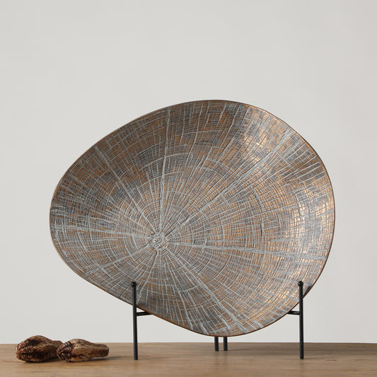 Arbor Artefacts Plate | Burnished Bronze