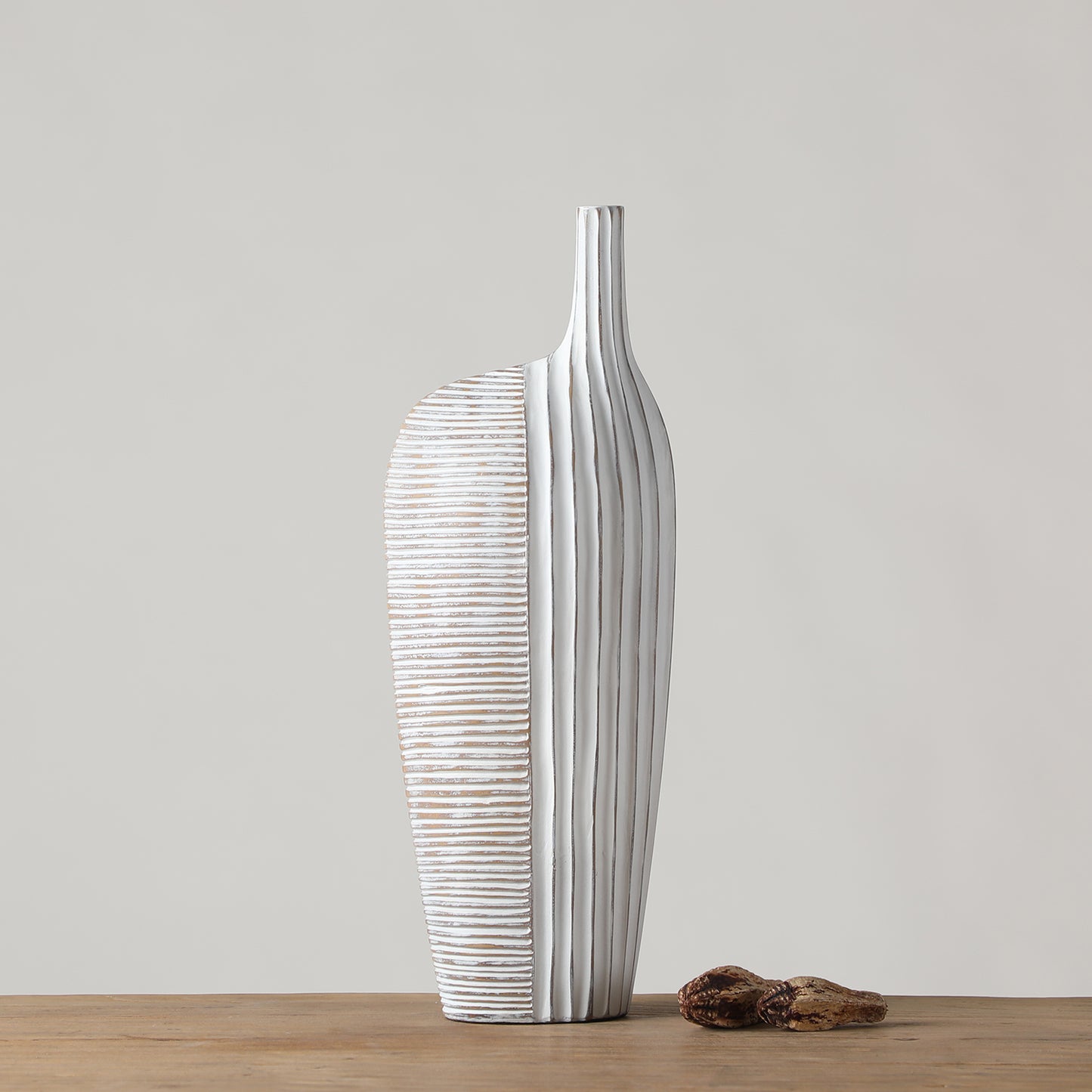 Hidden Hollow Vase 2 | White