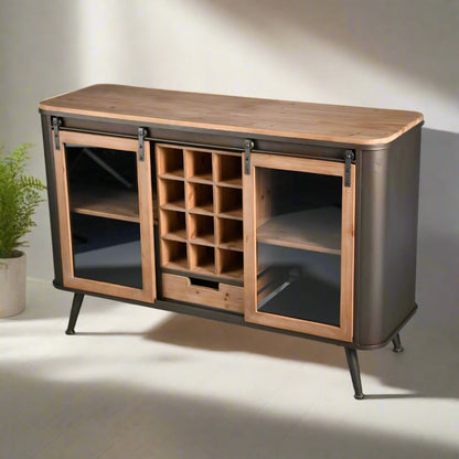 Kirae Wine Cabinet - With Doors
