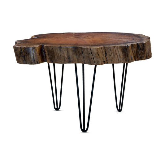 Round Live Edge Blackwood Coffee Table