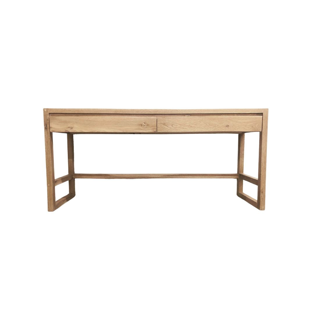 Solid Wood dressing table/ server. 2 drawers