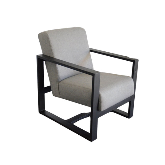 Bulky Steel Occasional Chair