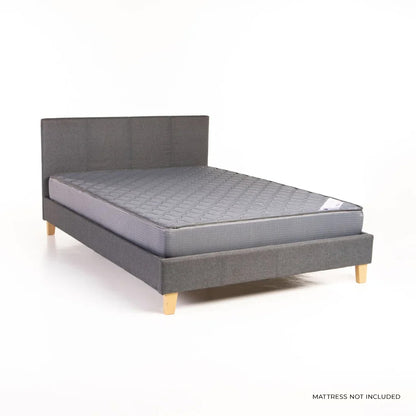 Grey Fabric Bed