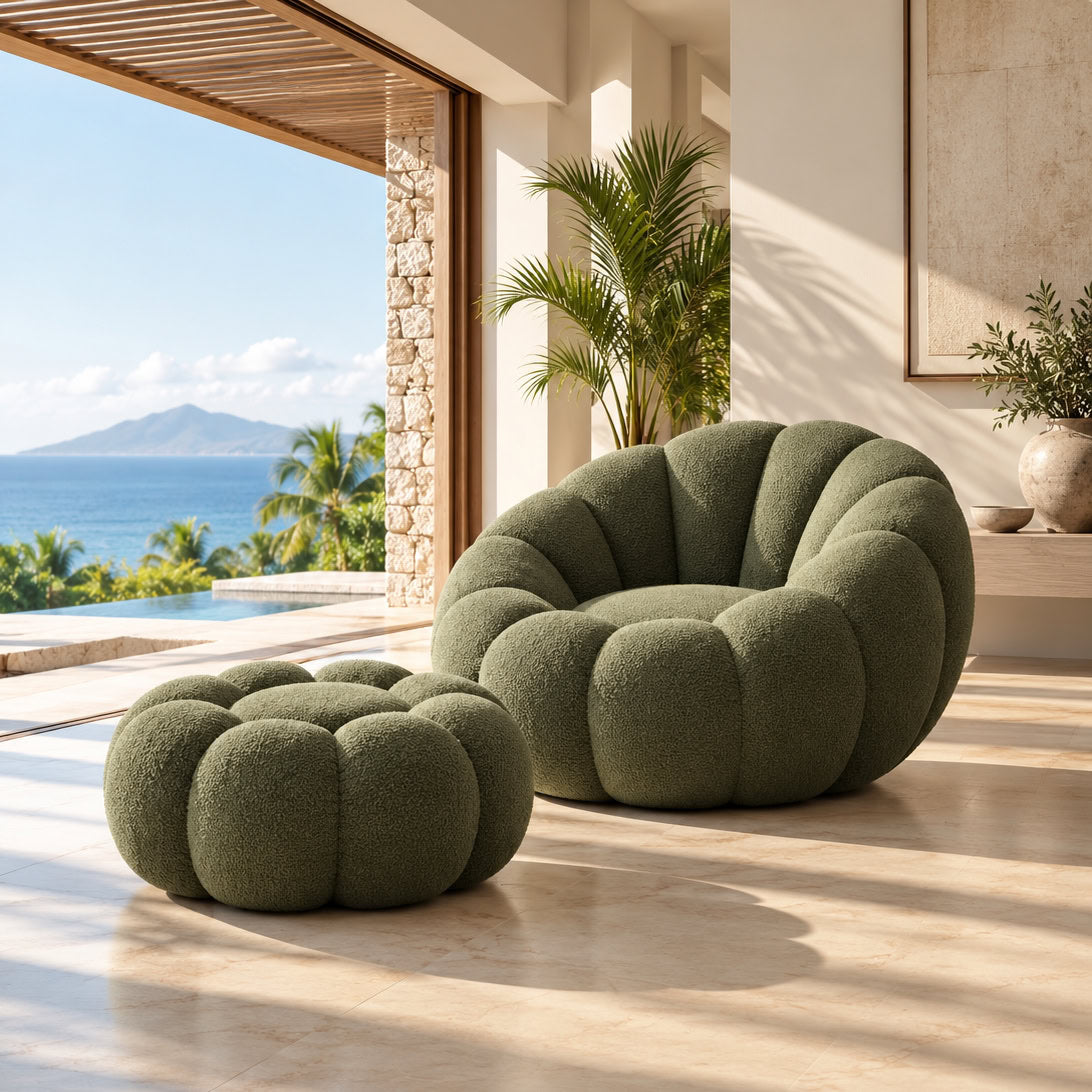 Autumn Occasional Chair and Ottoman Set